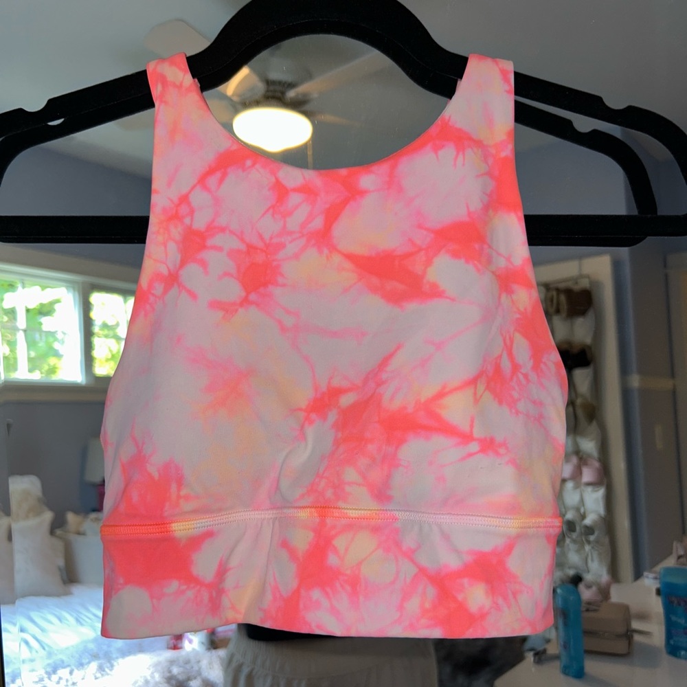 Lululemon long tie dye sports bra